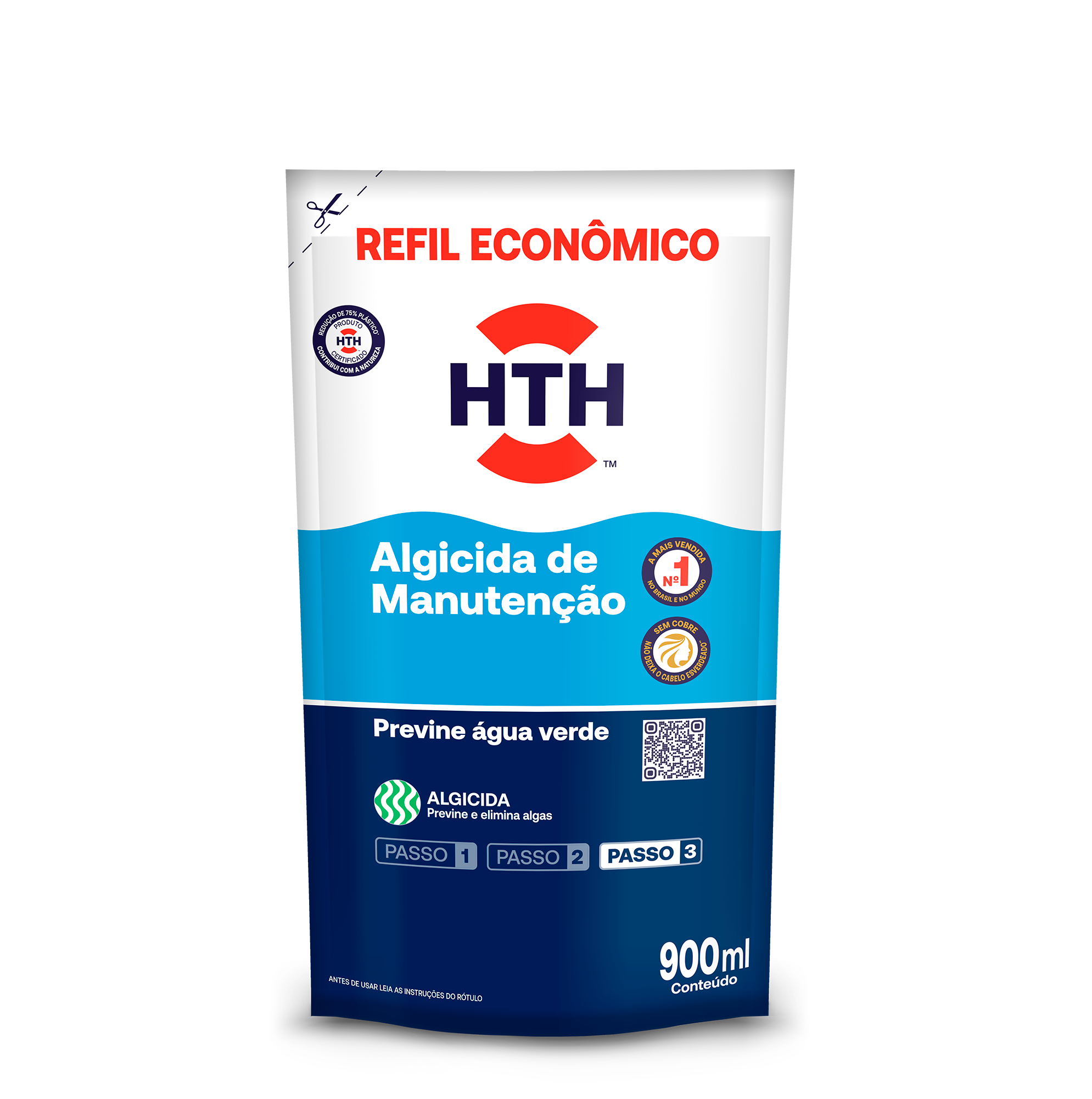 Algicida de Manutenção 900 ml - HTH